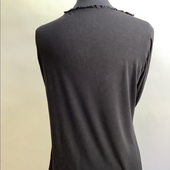 Ruffle Neck Long Sleeve Top - Picture 2 of 4